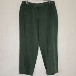 Tommy Bahama Paradise Green Silk Blend Crop Pants